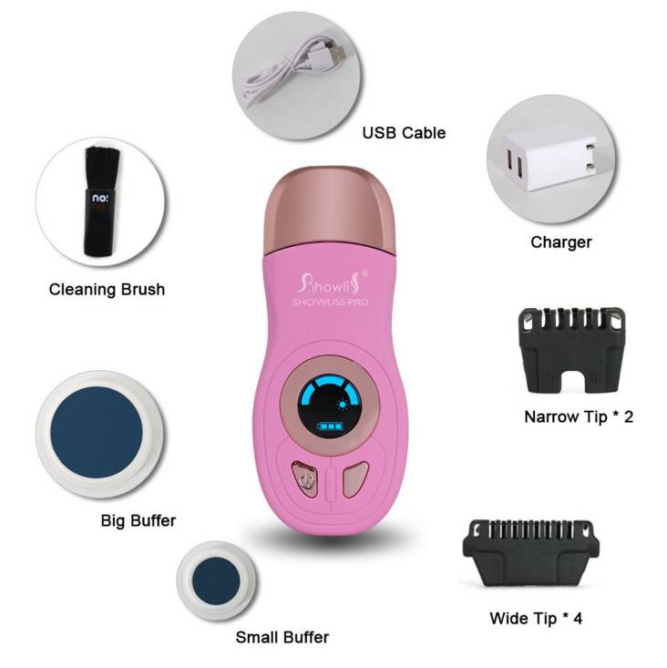 Showliss Pro Blue Light heat hair removal pink,Showliss Official Store!